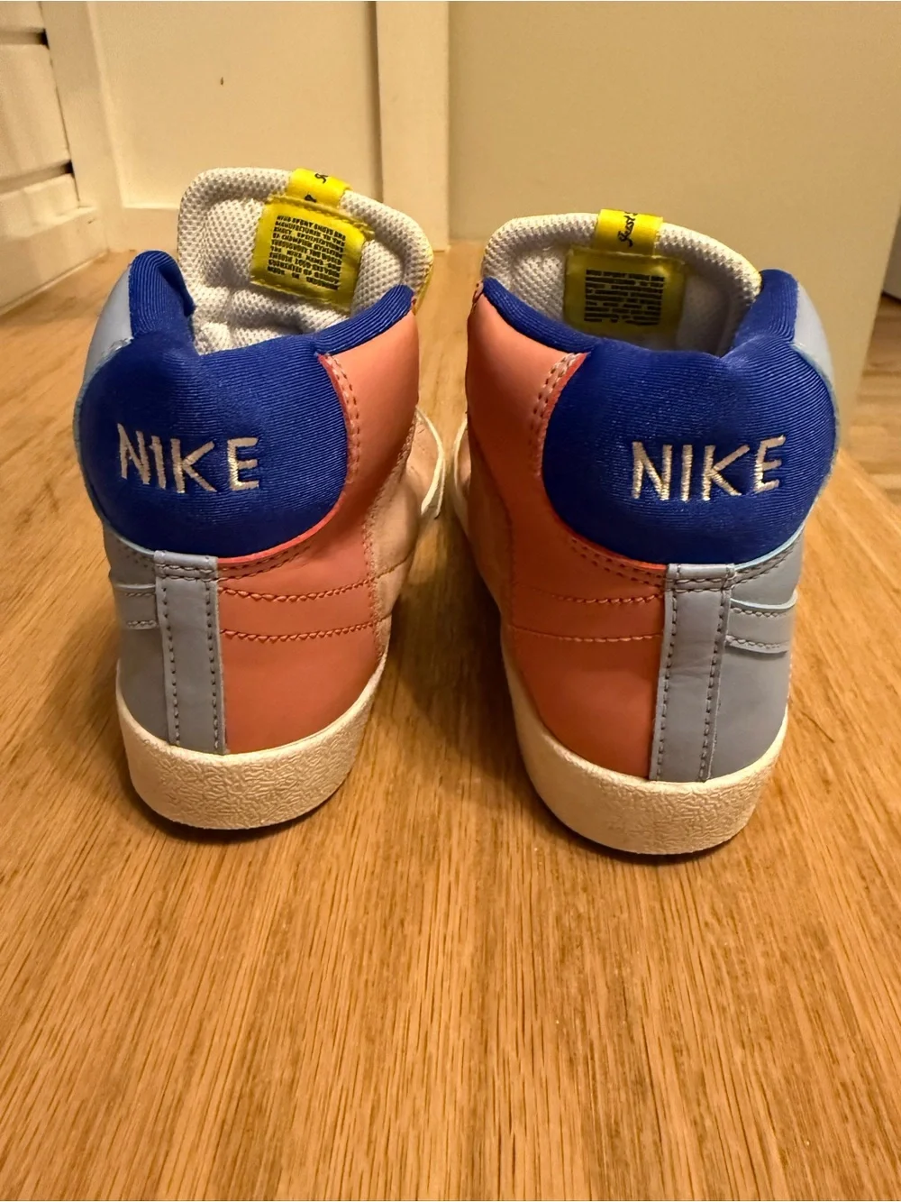 Nike Kids' Multicolor High-Top Sneakers - Yellow/Blue/Pink
